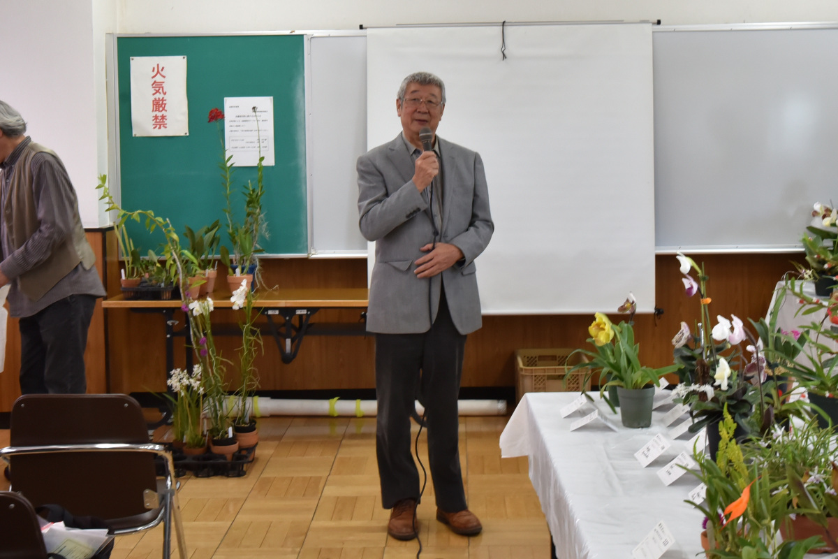 清水会長の挨拶