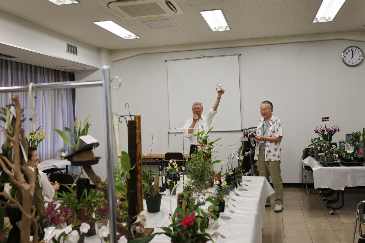 納涼例会の乾杯