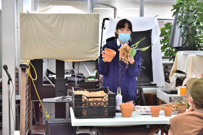 福田さんの植え替え講習会a