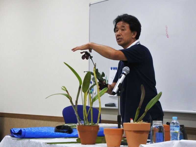 例会-草月園、雨宮氏の講演