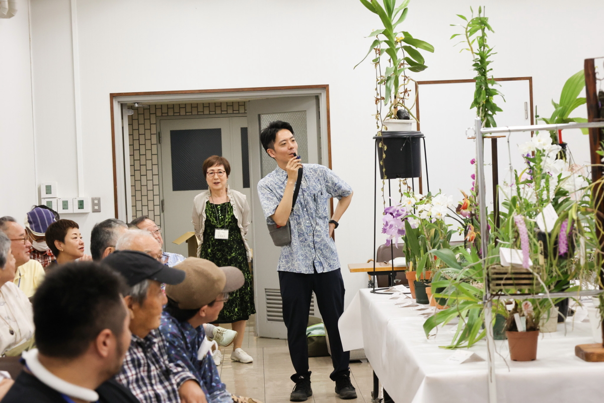 合田氏の展示株解説2