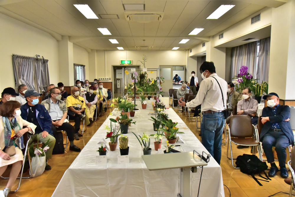 江尻宗一氏による出品花解説